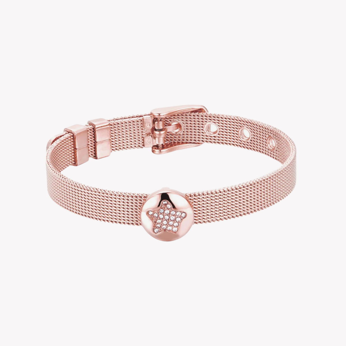 Zink Women's Rose Gold Stainless Steel Bracelet | Zfbr001rg8