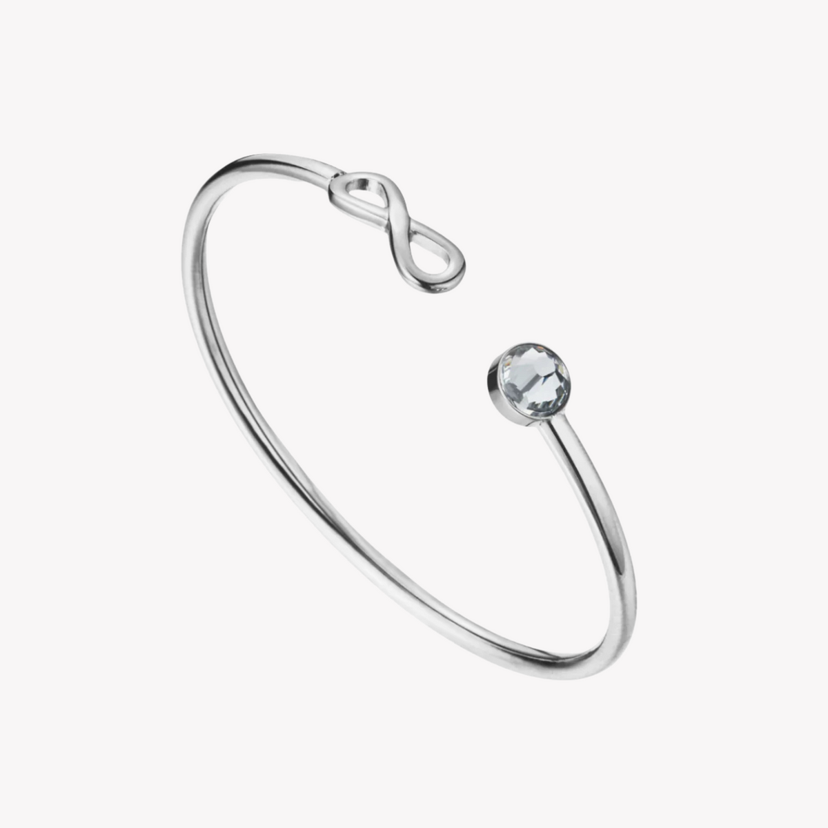 Zink Women's Silver Stainless Steel Bracelet | Zfbg005sc