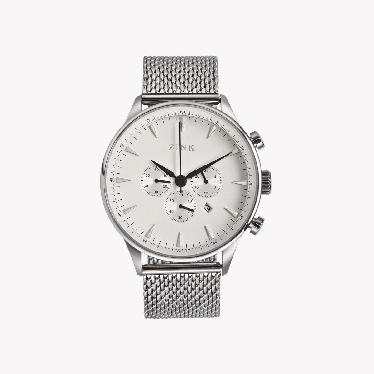 Zink Men's Stainless Steel Silver Watch | Zk127g2ms-16