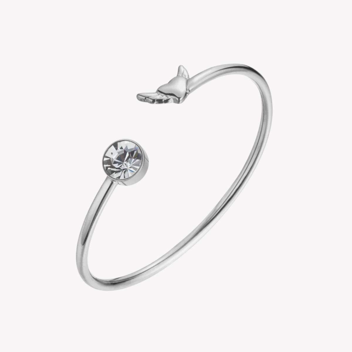 Zink Women's Silver Stainless Steel Bracelet | Zfbg006sc