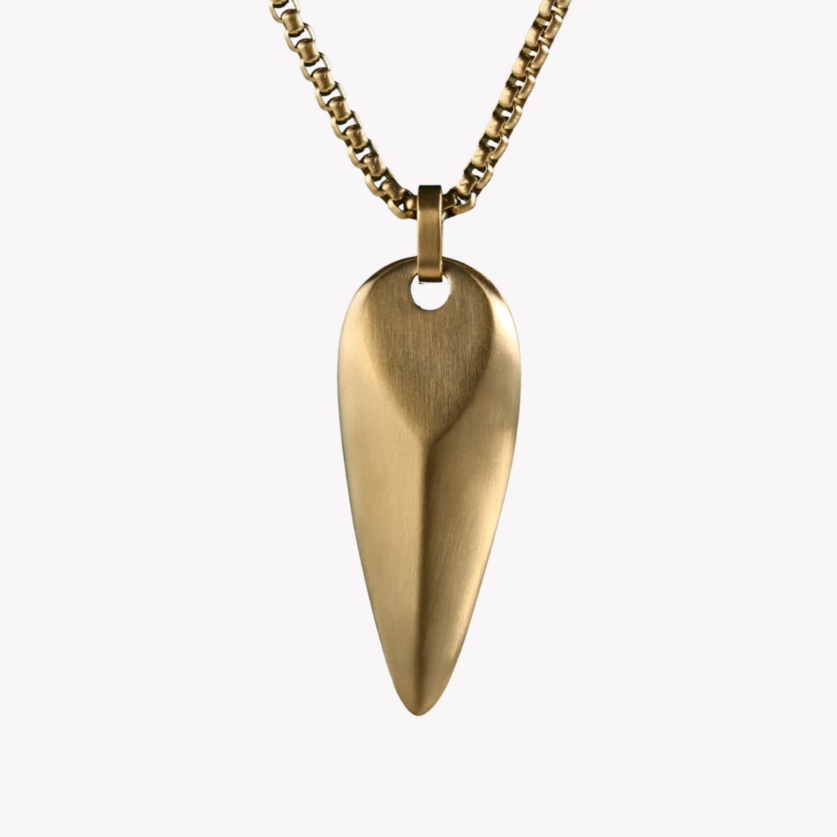 Zink Men's Gold Stainless Steel Necklace | Zjpd012g