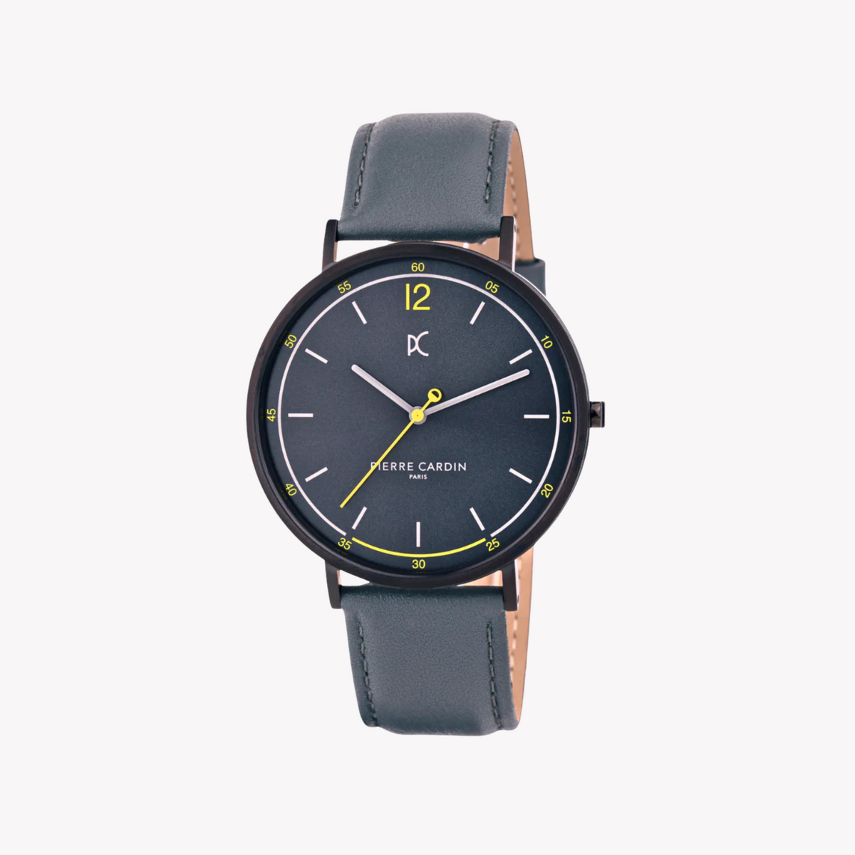 PIERRE CARDIN CBN.3010 ELEGANTES GRAUES ZIFFERBLATT – STILVOLLE HERRENUHR AUS EDELSTAHL