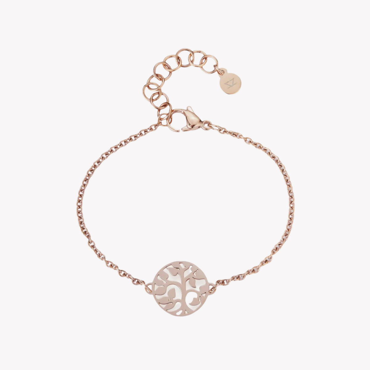 Zink Women's Rose Gold Stainless Steel Bracelet | Zfbr010rg