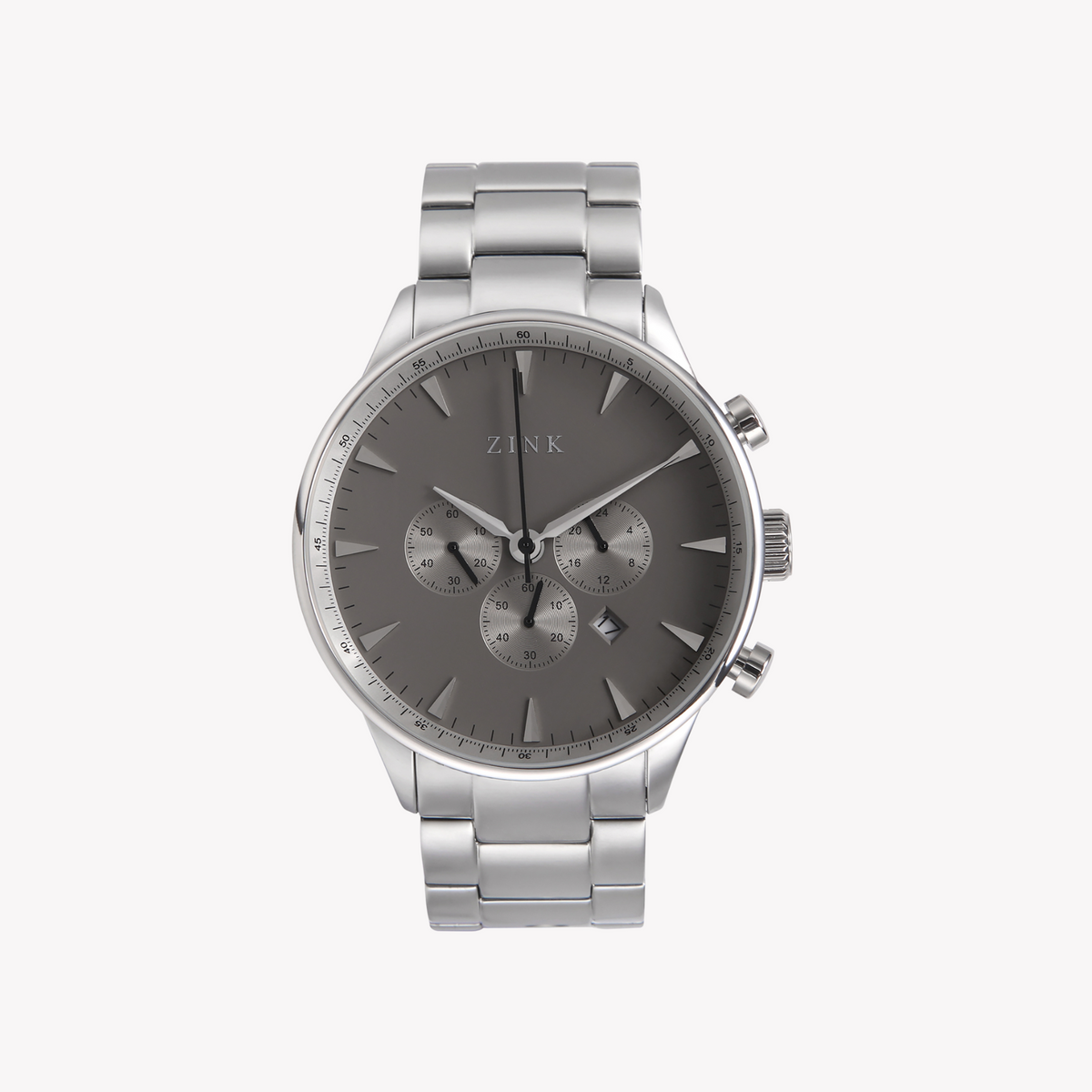 Zink Men's Stainless Steel Silver Watch | Zk127g2ss-36
