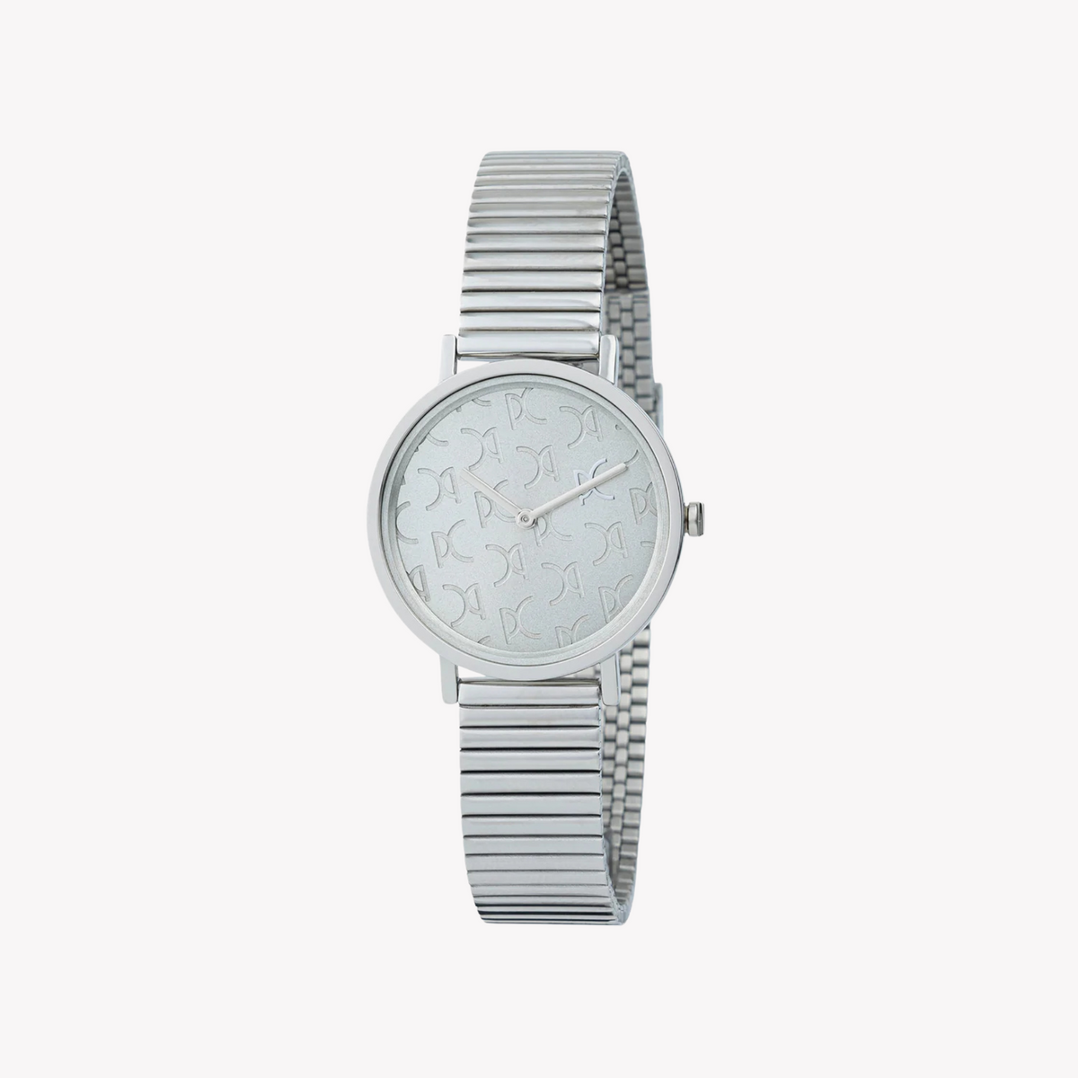 Montre pour femme PIERRE CARDIN avec boîtier en acier inoxydable argenté et bracelet en acier inoxydable argenté