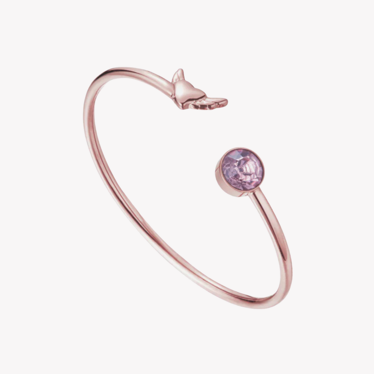 Zink Women's Rose Gold Stainless Steel Bracelet | Zfbg006rgpn