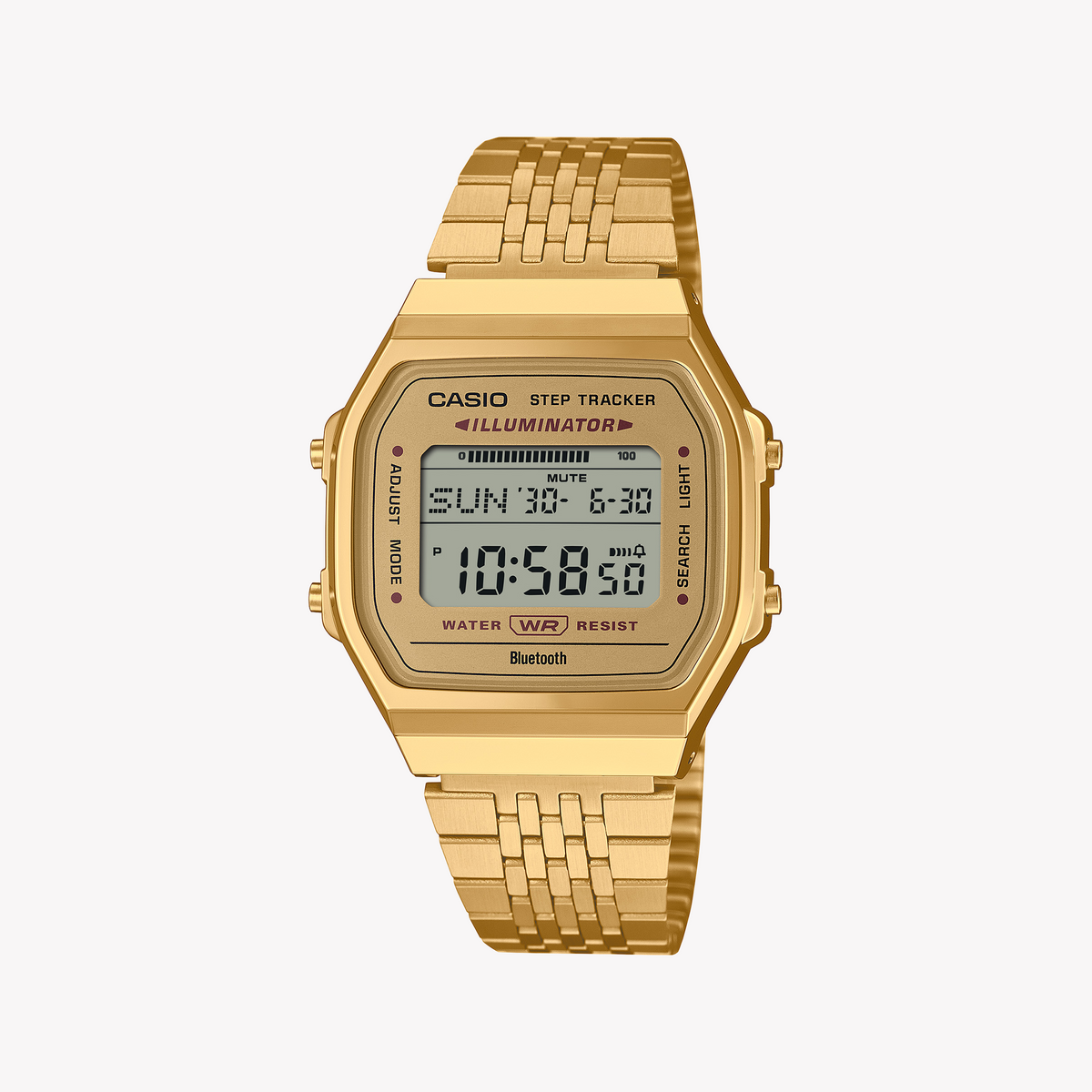 CASIO ABL-100WEG-9AEF - ELEGANT TIMEPIECE - SOPHISTICATED GOLD RESIN WATCH WITH METAL BAND