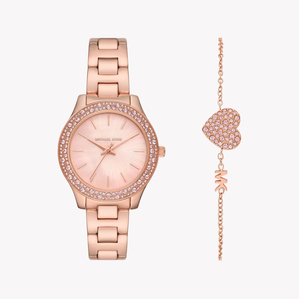 MICHAEL KORS MK1068SET ROSE GOLD ELEGANCE - WOMEN'S TIMEPIECE FOR EVERY OCCASION