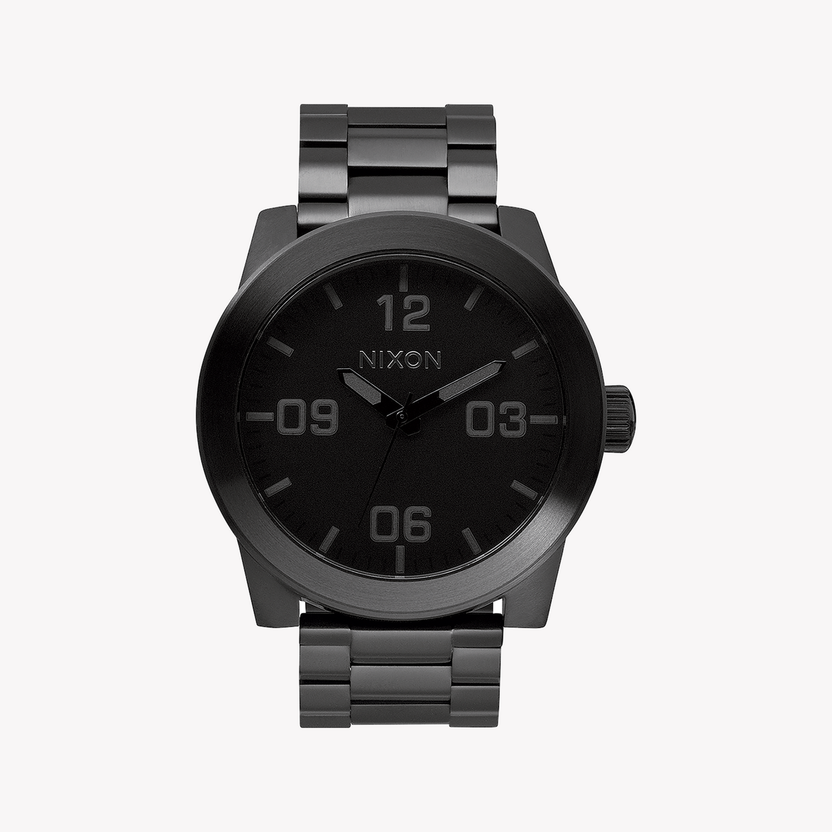 NIXON A346-001 BLACK STAINLESS STEEL - STRIKING STYLE FOR THE MODERN MAN