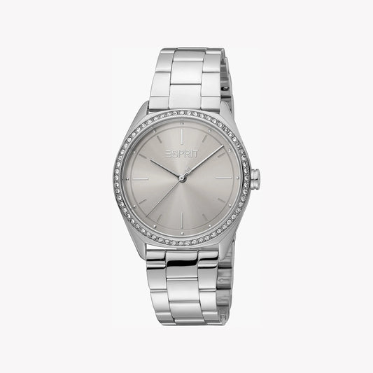 ESPRIT Women's Watch with Silver Stainless Steel Case and Silver Stainless Steel Band-i-Watch-2