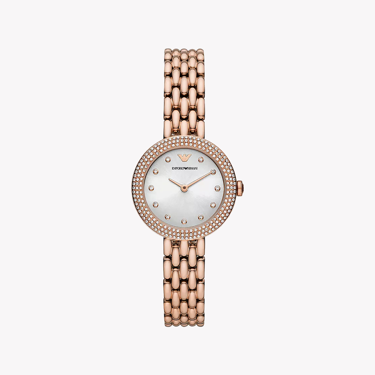EMPORIO ARMANI AR11508 CHIC RADIANCE - ELEGANT ROSE GOLD WOMEN'S TIMEPIECE