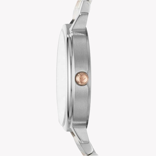 EMPORIO ARMANI AR90008D - ELEGANT TIMEPIECE FOR THE MODERN WOMAN - SILVER/GOLD STAINLESS STEEL-i-Watch-2