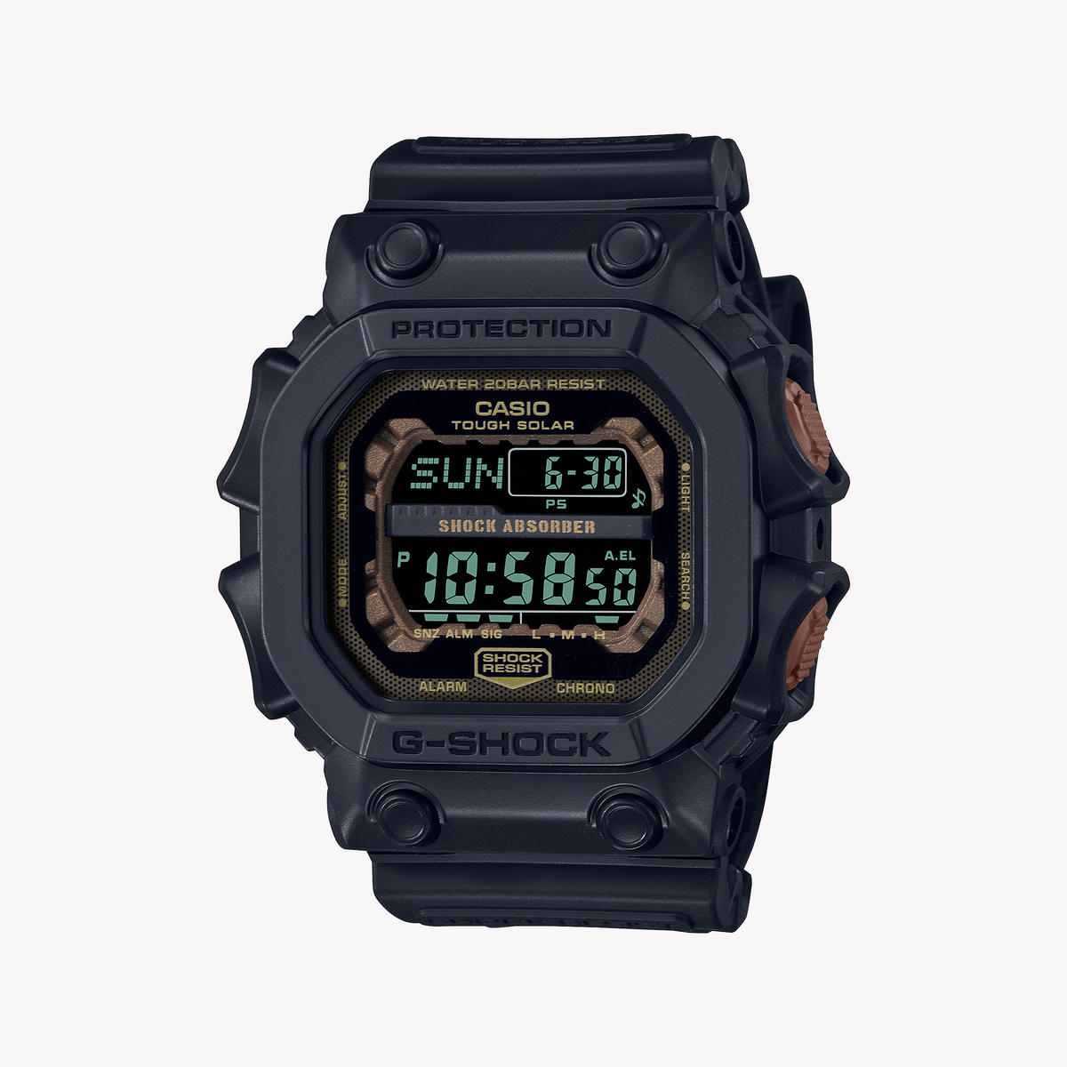 CASIO G-SHOCK GX-56RC-1DR - ADVENTURE-READY MEN'S WATCH WITH STURDY BLACK RESIN & 200M WATER RESISTANCE