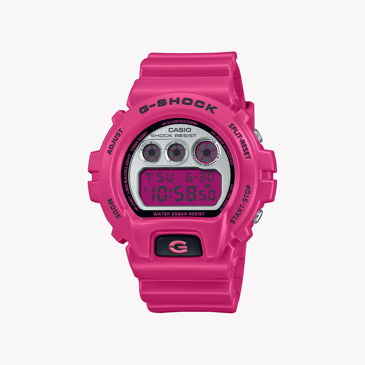 CASIO G-SHOCK DW-6900RCS-4ER VIBRANT SPIRIT - RUGGED PINK ADVENTURE WATCH