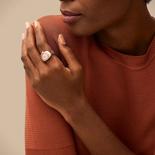 FOSSIL ES5320 ROSE GOLD ELEGANCE - TIMELESS WOMEN'S WATCH WITH STAINLESS STEEL STRAP-i-Watch-2