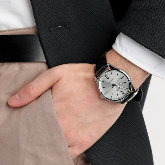 CASIO MTP-V005L-7BUDF SPORTY SOPHISTICATION - MEN'S LEATHER WATCH WITH STYLISH SILVER CASE-i-Watch-2