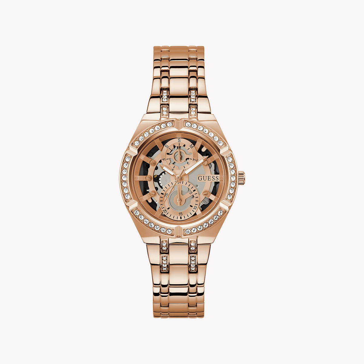 GUESS GW0604L3 ROSE GOLD RADIANCE - CHIC ALLURE WOMEN'S WATCH