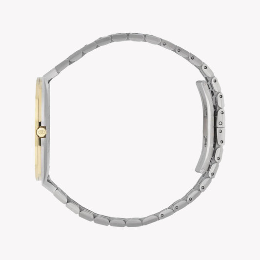 GUCCI YA163405 LUXURY TIMEPIECE - ELEGANT SILVER-GOLD & GOLD DIAL UNISEX WATCH-i-Watch-2