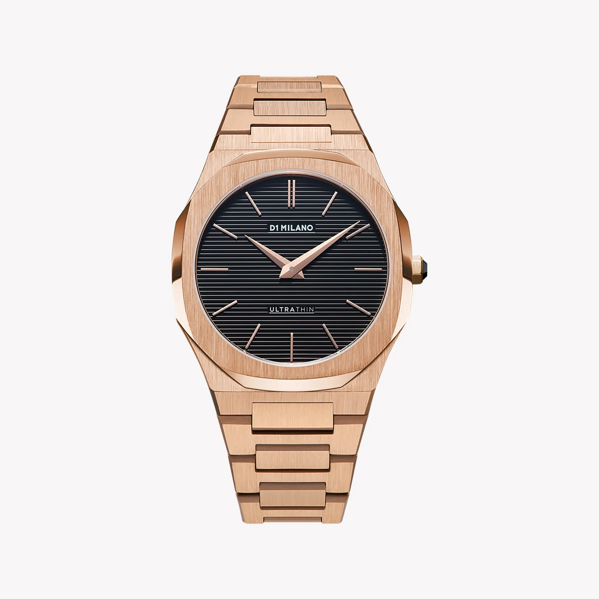 D1 MILANO D1-UTBJ16 Men's Rose Gold Watch with Black Dial-i-Watch