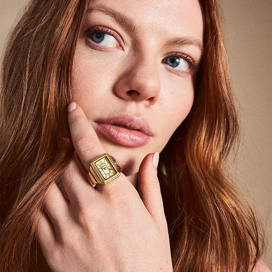 FOSSIL ES5343 MODERN ELEGANCE - WOMEN'S GOLD STAINLESS STEEL WATCH with Sleek Design & Precise Quartz Movement-i-Watch-2