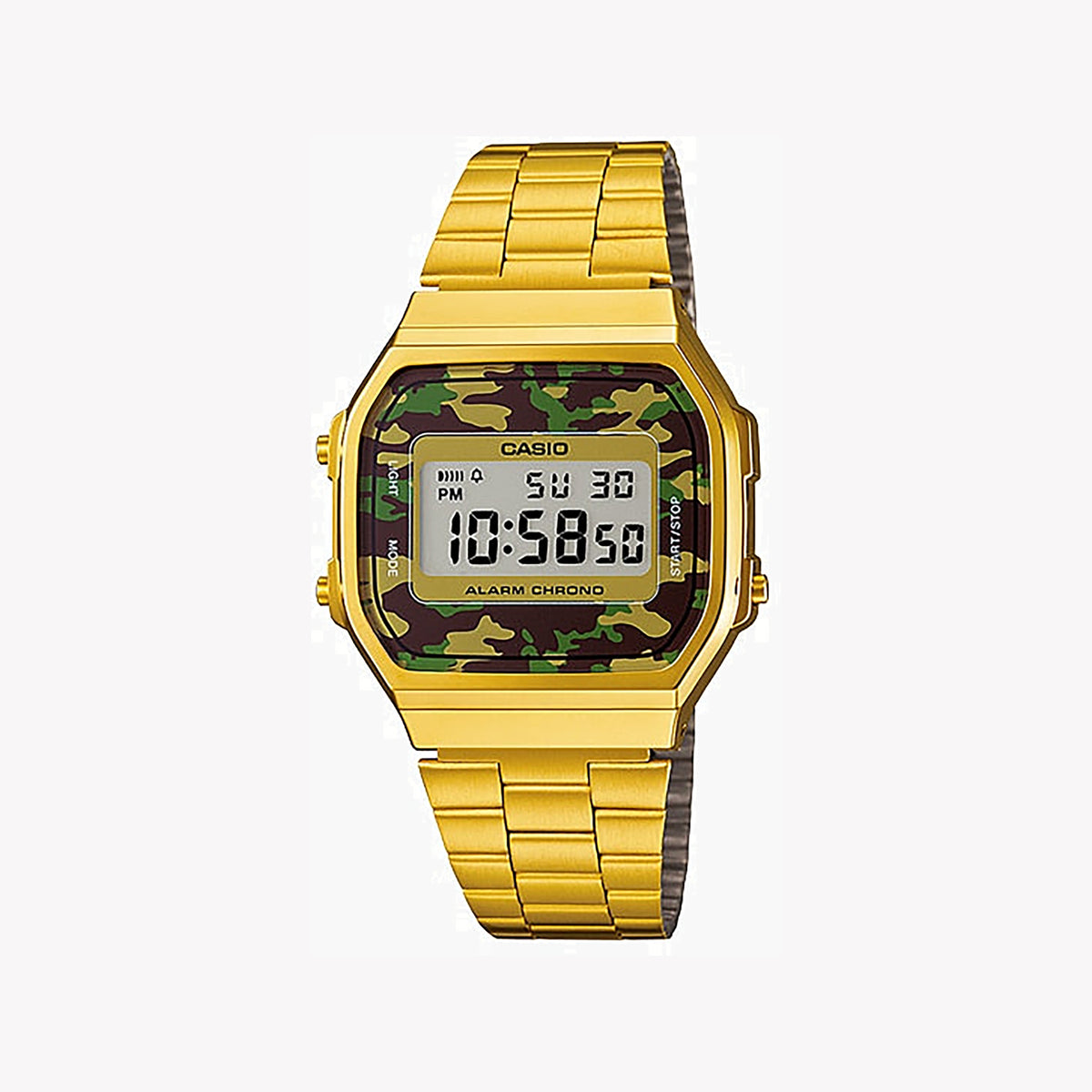 CASIO A168WEGC-3DF ELEGANCE - LUXURY GOLD TONE DIGITAL WATCH FOR ACTIVE LIFESTYLES
