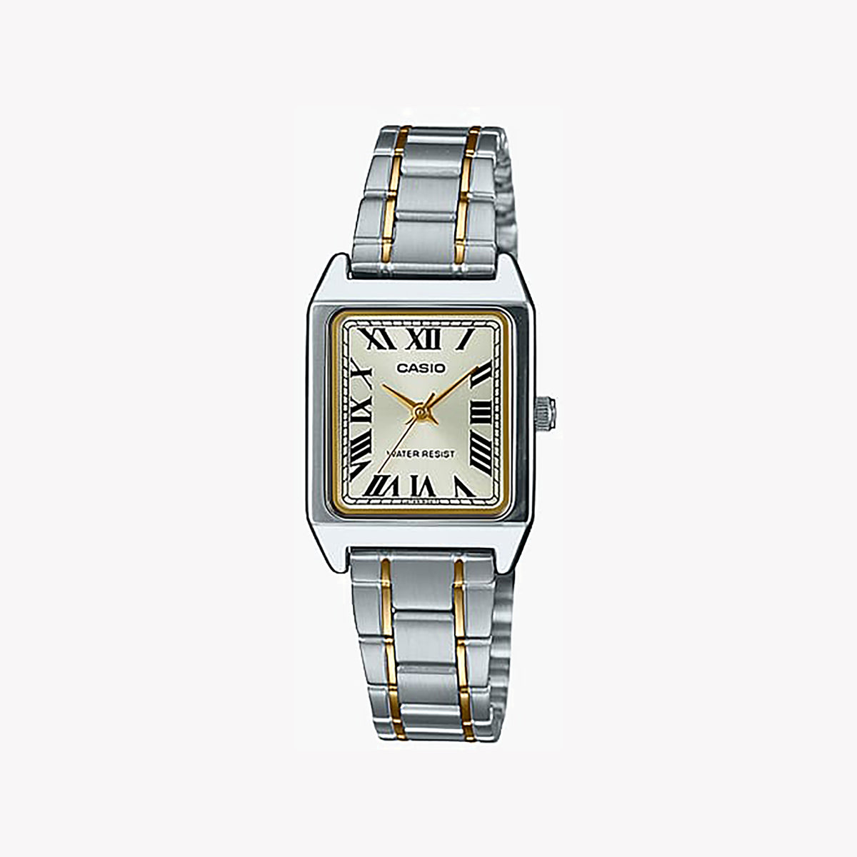 CASIO LTP-V007SG-9BUDF - ELEGANT SILVER SERIES Women's Watch with sleek alloy case and chic white dial