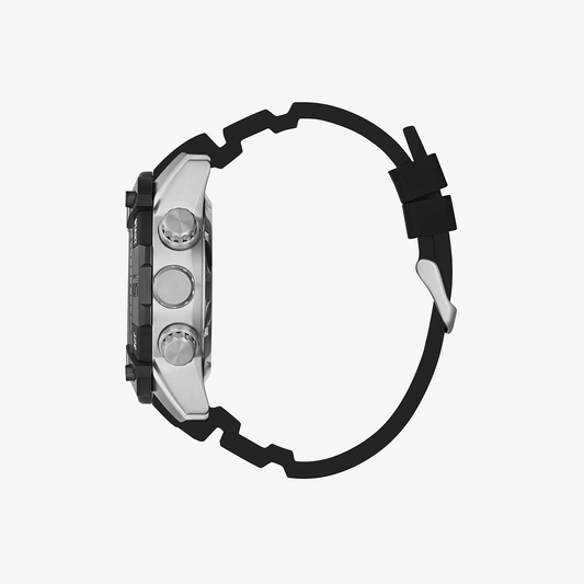 GUESS GW0421G1 BOLD STATEMENT - MEN'S SILVER & BLACK TIMEPIECE WITH ACTIVE LIFESTYLE DURABILITY-i-Watch-2