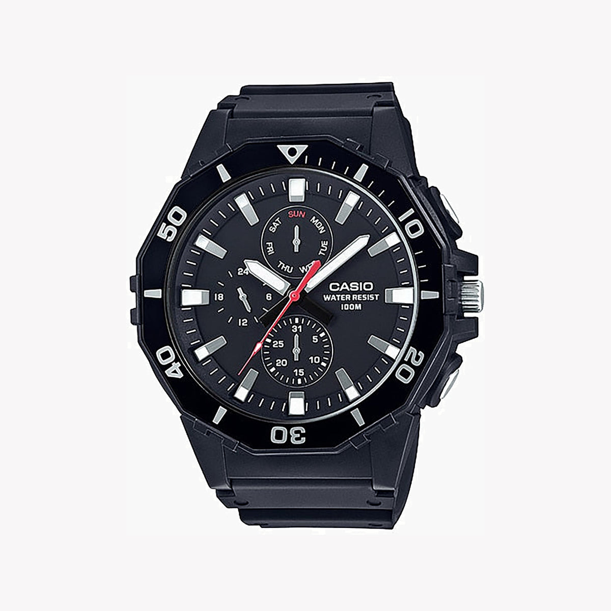 CASIO MRW-400H-1AVDF ADVENTURE READY - MEN'S SPORTY TIMEPIECE WITH BLACK RESIN BAND