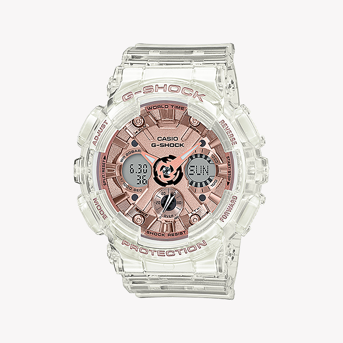 CASIO G-SHOCK GMA-S120SR-7ADR - BOLDLY WHITE WOMEN'S TIMEPIECE FOR ADVENTUROUS SPIRITS