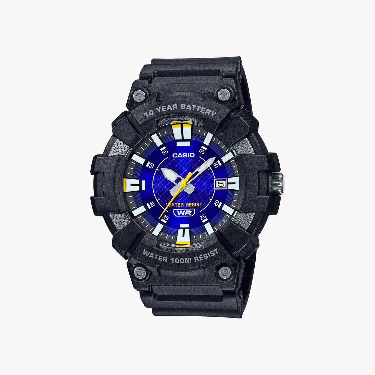 CASIO MW-610H-2AV ADVENTURER - STYLISH BLUE DIAL & DURABLE RESIN BAND Men's Watch for Every Exploration