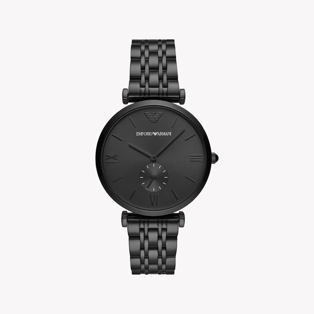 EMPORIO ARMANI AR11299 - BOLD BLACK SOPHISTICATION MEN'S WATCH WITH STAINLESS STEEL STRAP
