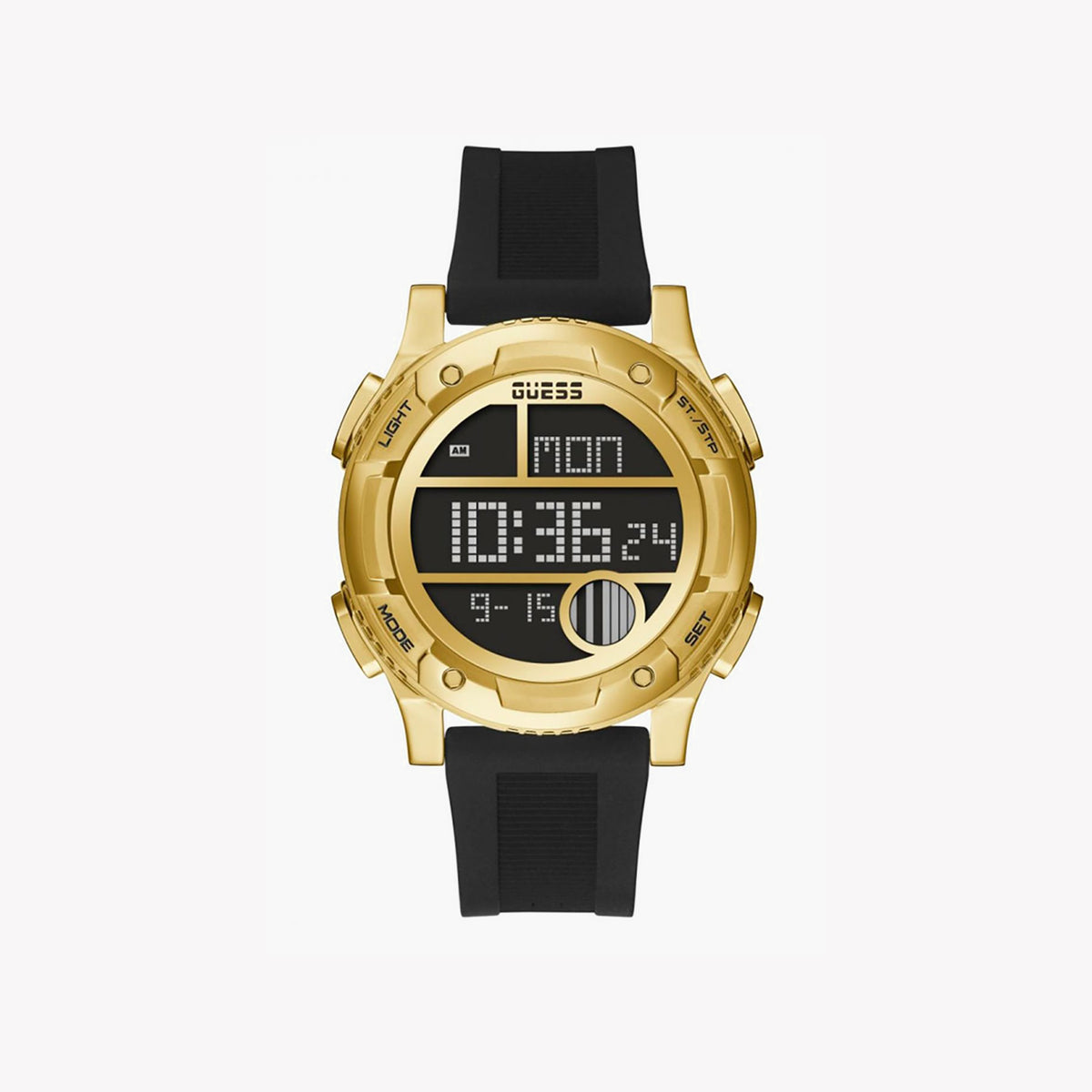 GUESS GW0272G2 - GOLDEN URBAN EXPLORER MEN'S WATCH: STYLISH DIGITAL TIMEPIECE