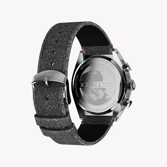 TIMEX LEGACY TONNEAU SST - BOLD BLACK DIAL & LEATHER STRAP MEN'S WATCH-i-Watch-2