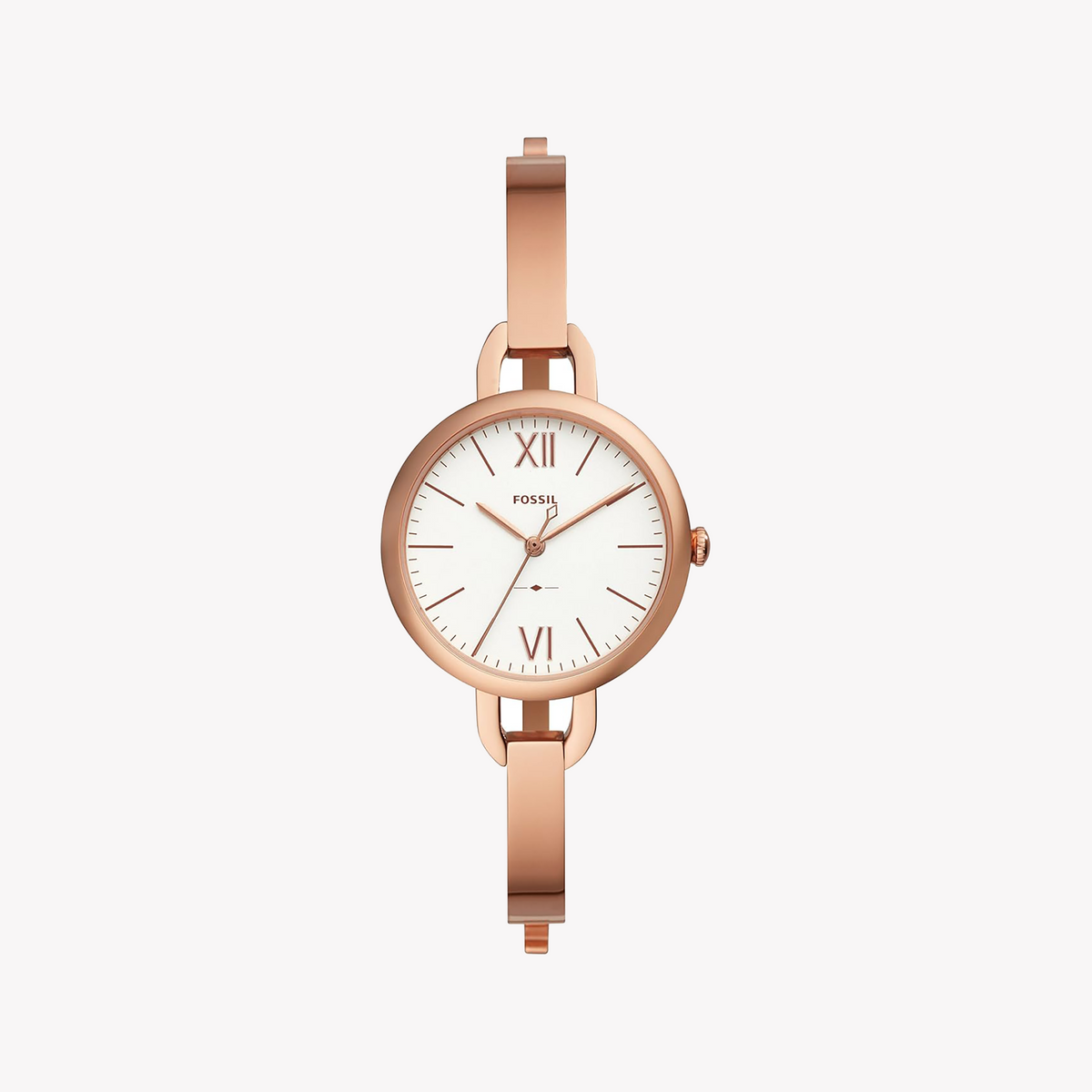 FOSSIL ES4391 ROSE GOLD ELEGANCE - TIMELESS WOMEN'S WATCH WITH WHITE DIAL