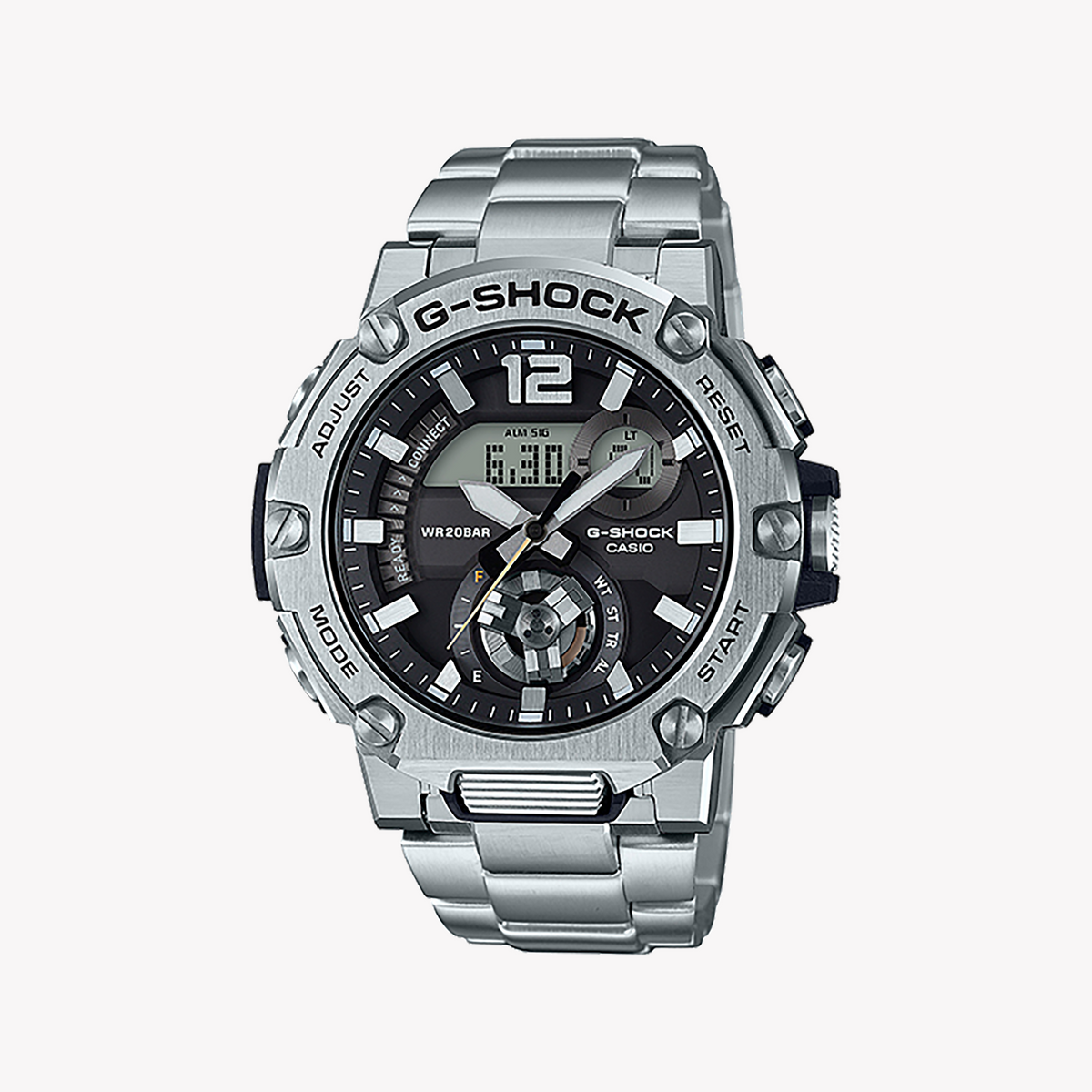 CASIO G-SHOCK GST-B300SD-1ADR - RUGGED ELEGANCE MEN'S TIMEPIECE WITH SLEEK STAINLESS STEEL DESIGN