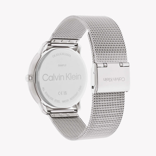 Ck Calvin Klein Unisex Silver Watch | Model 25200152