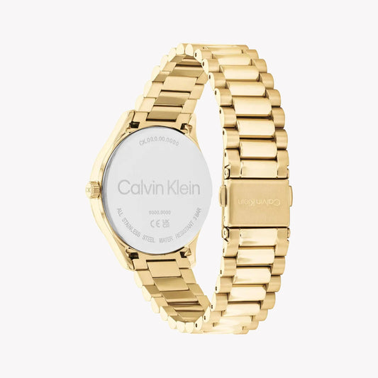 Ck Calvin Klein Women's Gold Stainless Watch | 25200232