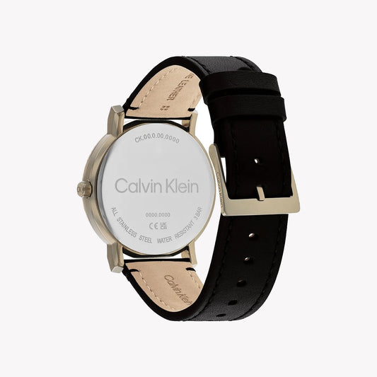 Ck Calvin Klein Men's Stainless Steel, Leather | 25200263