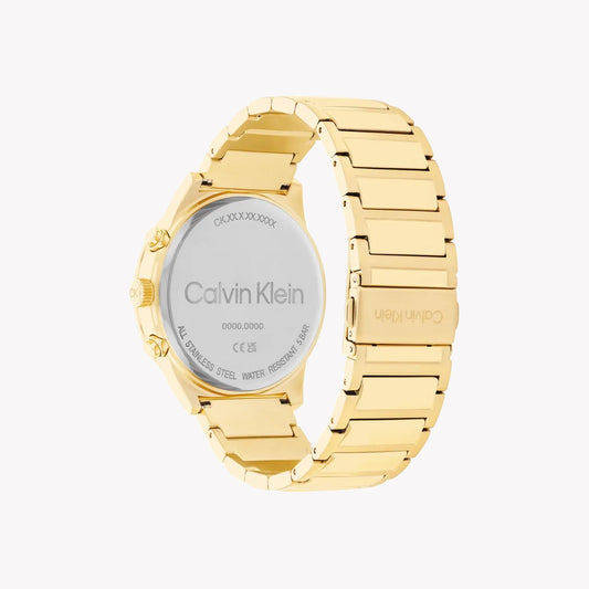 Calvin Klein Men's Gold Stainless Steel Watch | 25200294