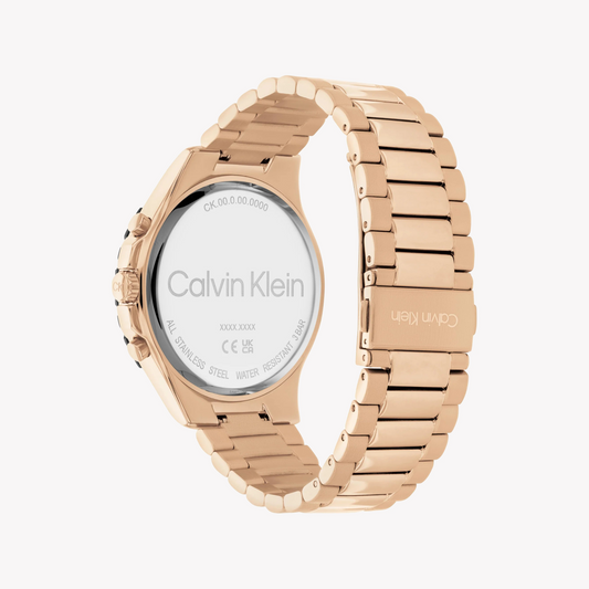 Ck Calvin Klein Men's Rose Gold Quartz Watch | 25200315
