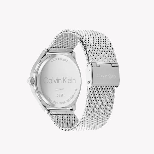 Ck Calvin Klein Men's Silver Watch | 25200352