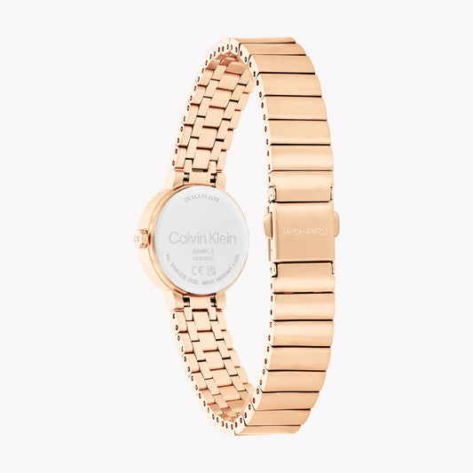 Ck Women's Rose Gold Quartz Watch | Model 25200411