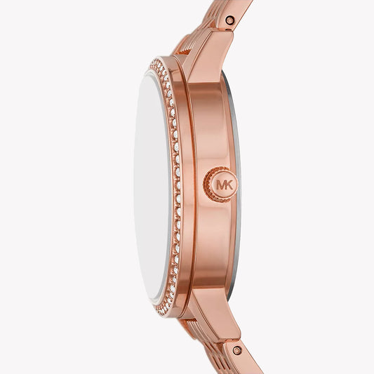 MICHAEL KORS MK1052SET ROSE GOLD ELEGANCE - CONTEMPORARY WOMEN'S WATCH WITH WHITE DIAL-i-Watch-2