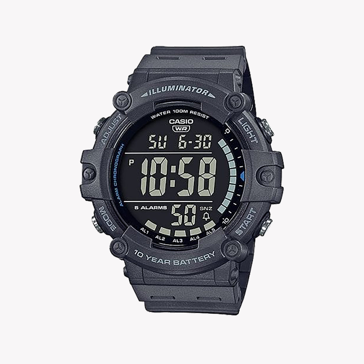 CASIO AE-1500WH-8BVEF DYNAMIC ADVENTURE - MEN'S RUGGED DIGITAL WATCH FOR ACTIVE LIFESTYLES