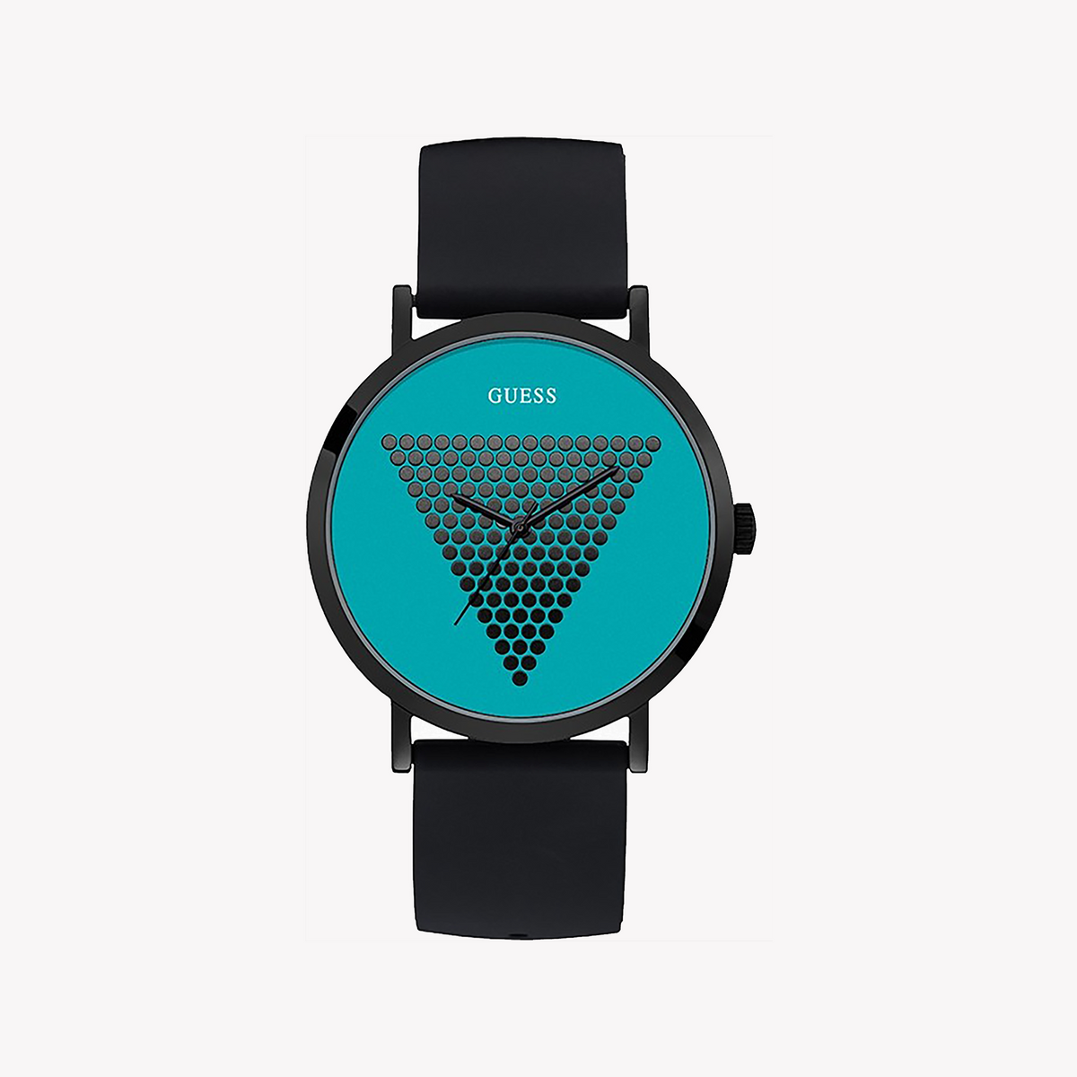 GUESS W1161G6 - STRIKING BLACK & BLUE MEN'S WATCH - MODERN STYLE, RELIABLE FUNCTION