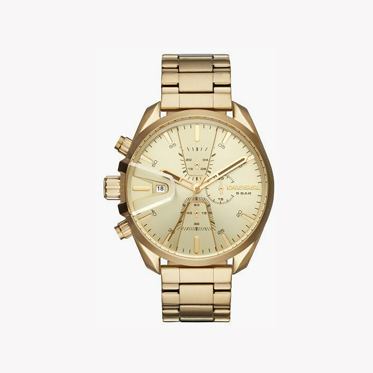 DIESEL DZ4475 BOLD ADVENTURER - STUNNING GOLD MEN'S CHRONOGRAPH WATCH