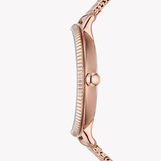 FOSSIL ES5322 ROSE GOLD ELEGANCE - TIMELESS WOMEN'S WATCH WITH BROWN DIAL-i-Watch-2