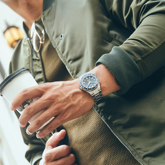 CITIZEN NB6031-56E DYNAMIC PRECISION - STYLISH AUTOMATIC MEN'S WATCH with GMT & LUMINOUS HANDS-i-Watch-2