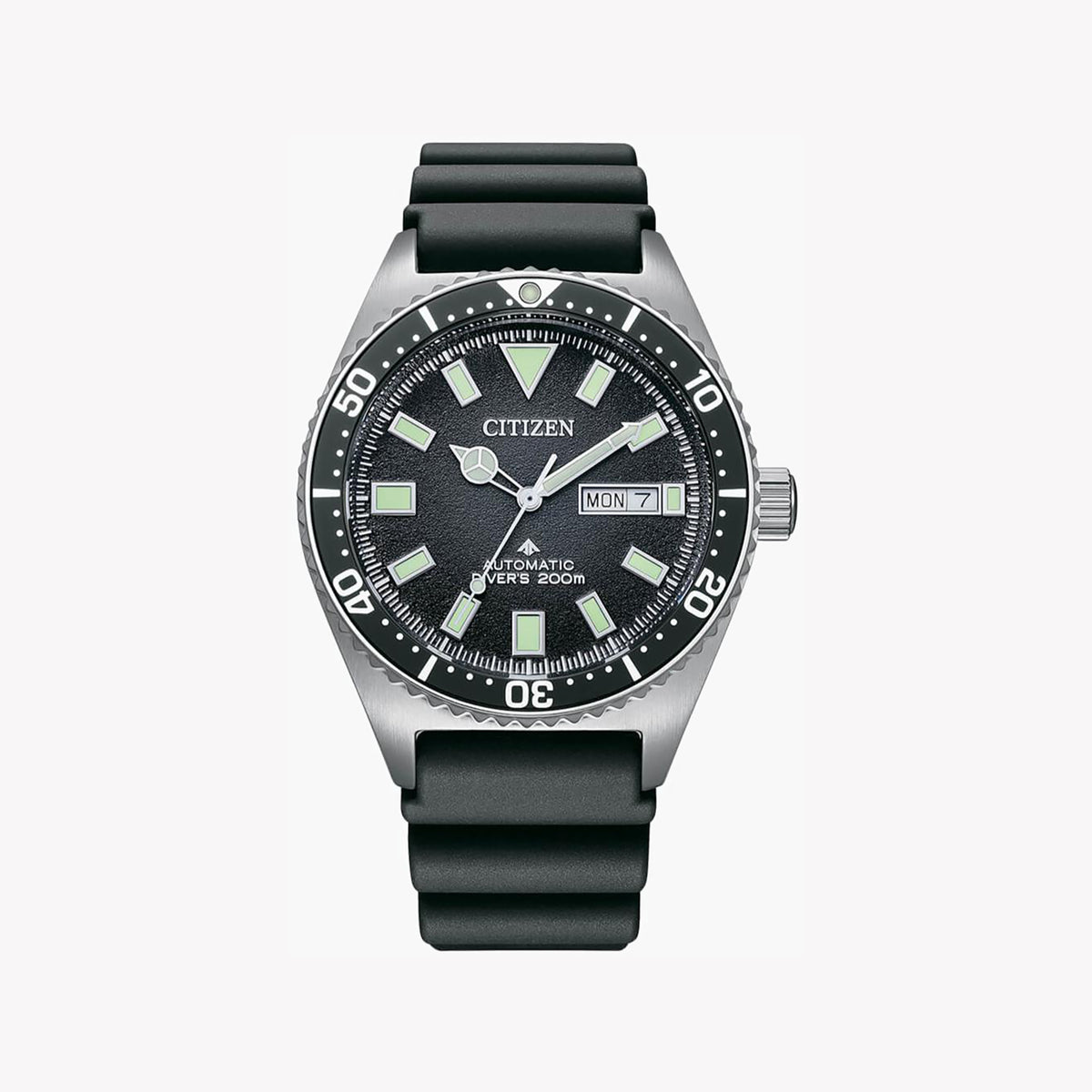 CITIZEN NY0120-01E DIVE MASTER - ADVENTURE-READY MEN'S WATCH with Black Dial & Silver Case