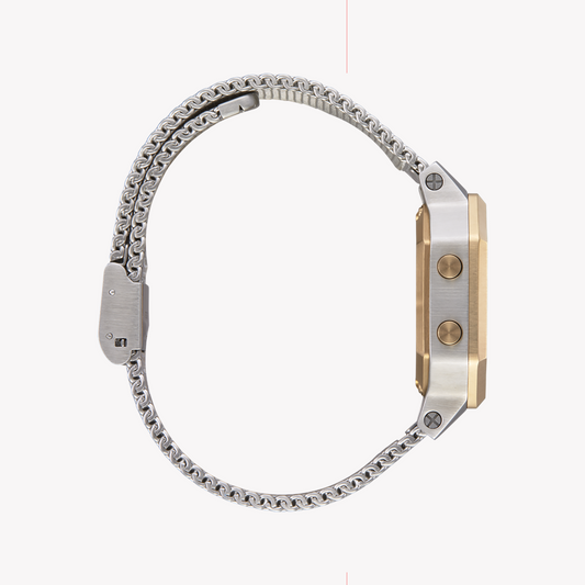 NIXON A1272-1431 BOLD CHARM - LUXE SILVER & GOLD DIGITAL WOMEN'S WATCH-i-Watch-2